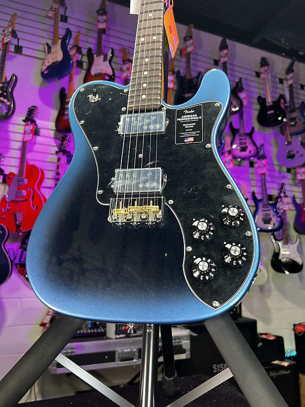 Fender American Professional II Telecaster Deluxe - Dark Night with Rosewood Fingerboard Auth Deal Free Ship #354 GET PLEK’D!
