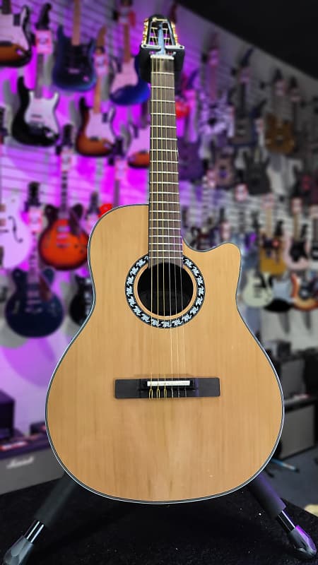 Ovation Timeless Legend Nylon Acoustic-Electric Guitar - Natural S&D! Auth Deal *FREE PLEK WITH PURCHASE*! 255