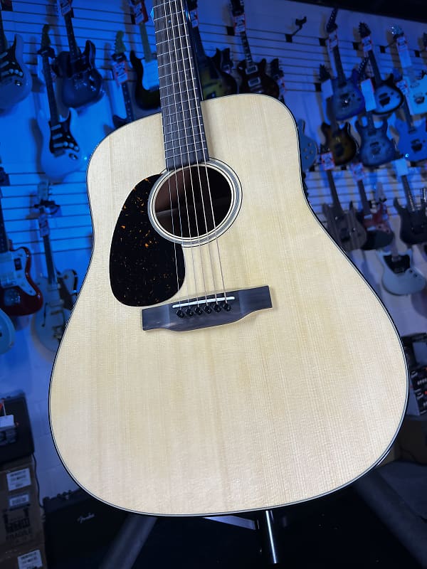 Martin D-18 Left-handed Acoustic Guitar - Natural Auth Deal Free Shipping! 571 GET PLEK’D!