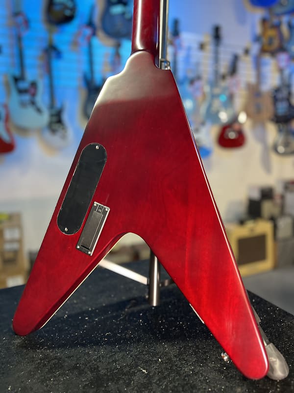 Epiphone Flying V Prophecy Electric Guitar - Aged Bengal Tiger Burst Auth Deal Free Ship! 319 GET PLEK’D!