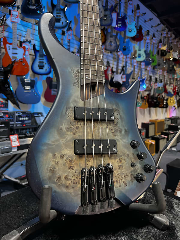 Ibanez EHB Ergonomic Headless Cosmic Blue Starburst Flat Auth Dealer Free Ship! 881 GET PLEK’D!
