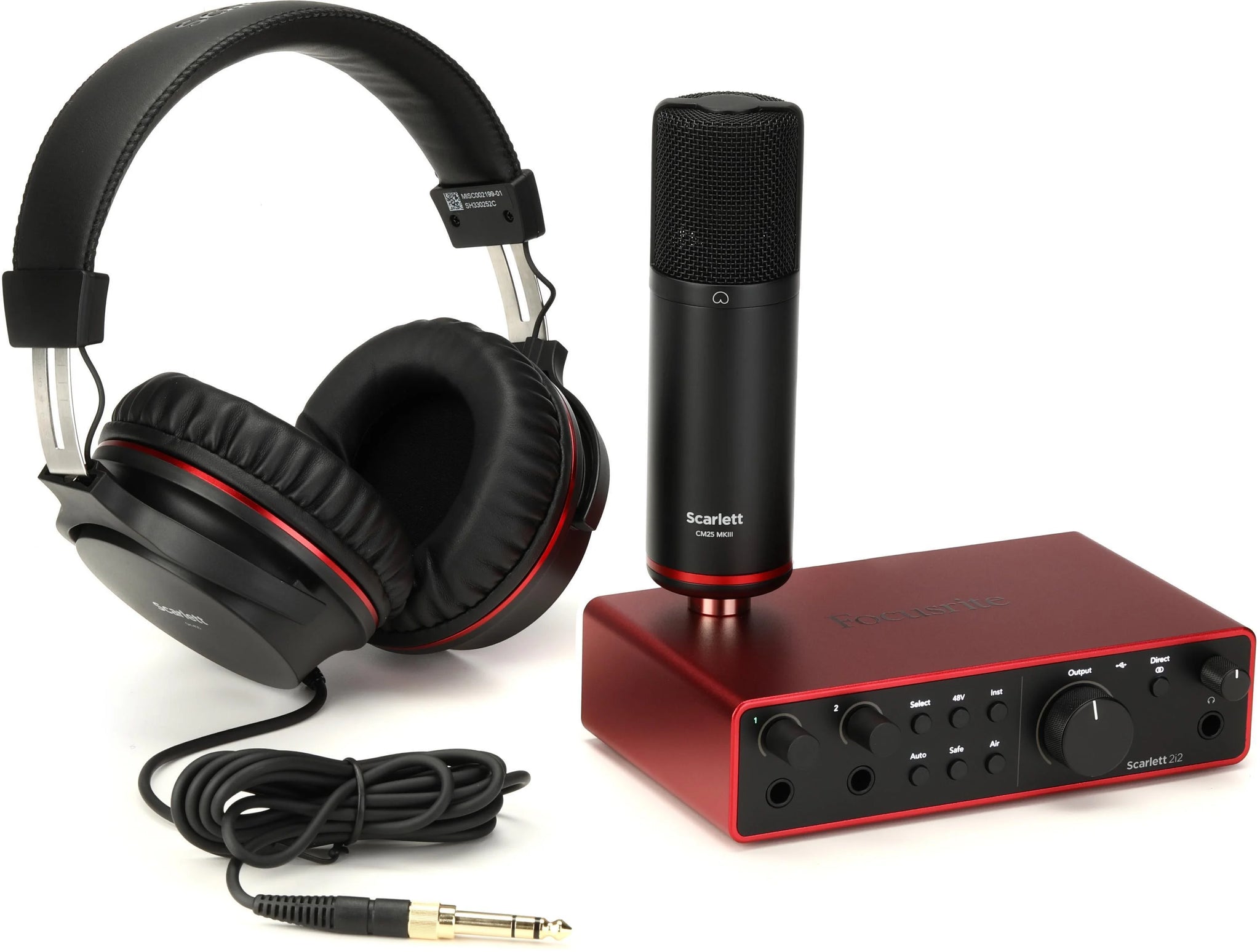Focusrite Scarlett 2i2 Studio 4th Gen Recording Bundle | C&M Music Focusrite Scarlett 2i2 Studio 4th Gen Recording Bundle | C&M Music