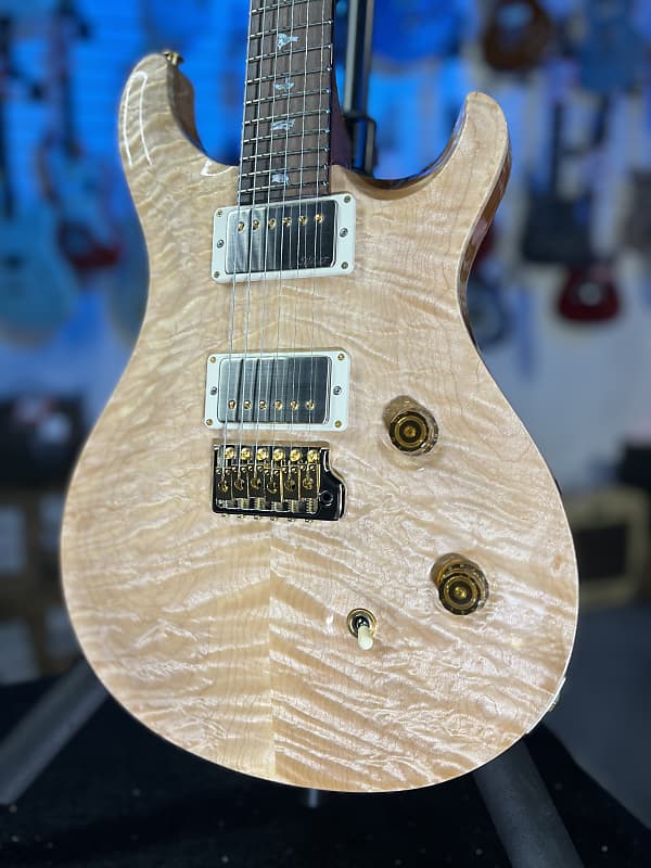 PRS Wood Library Custom 24 2024 - Custom Color / Natural - Quilt 10 Top, Brazilian RW, Paisley Case, Signature Dealer 757