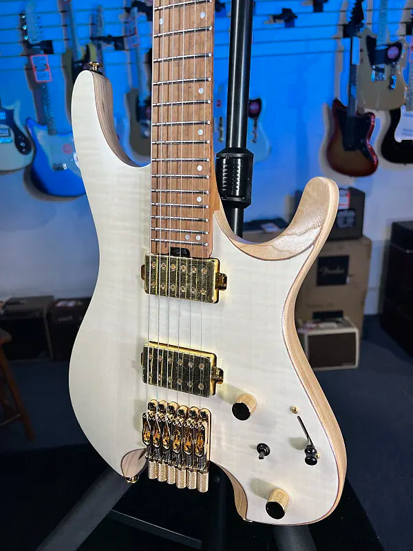Ibanez Q52FMG Electric Guitar - Natural Low Gloss w Gig Bag, Get Plek'd Free! 760
