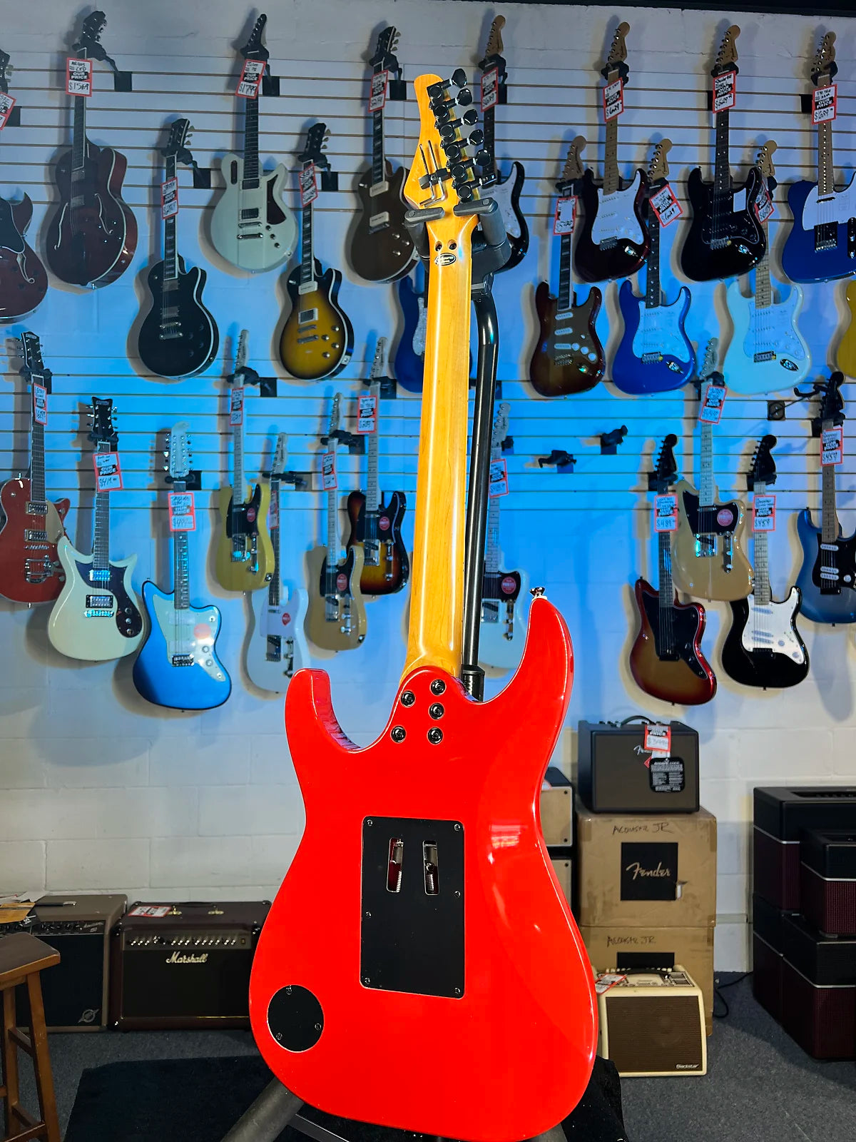 Kramer Volante HHFR 2025 - Defender Red, with Gig Bag, Get Plek'd Free! 447