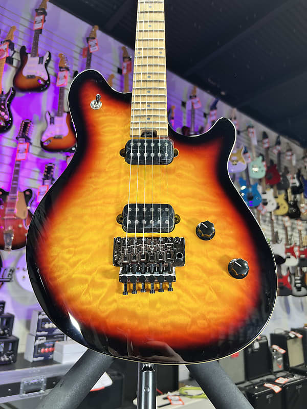 EVH Wolfgang Standard QM Electric Guitar - 3-tone Sunburst Auth Deal Free Ship! 423 *FREE PLEK WITH PURCHASE*