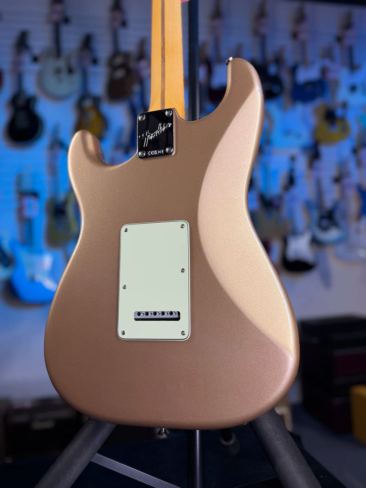 Fender American Professional Classic Stratocaster Electric Guitar - Faded Firemist Gold GET PLEK'D! 849