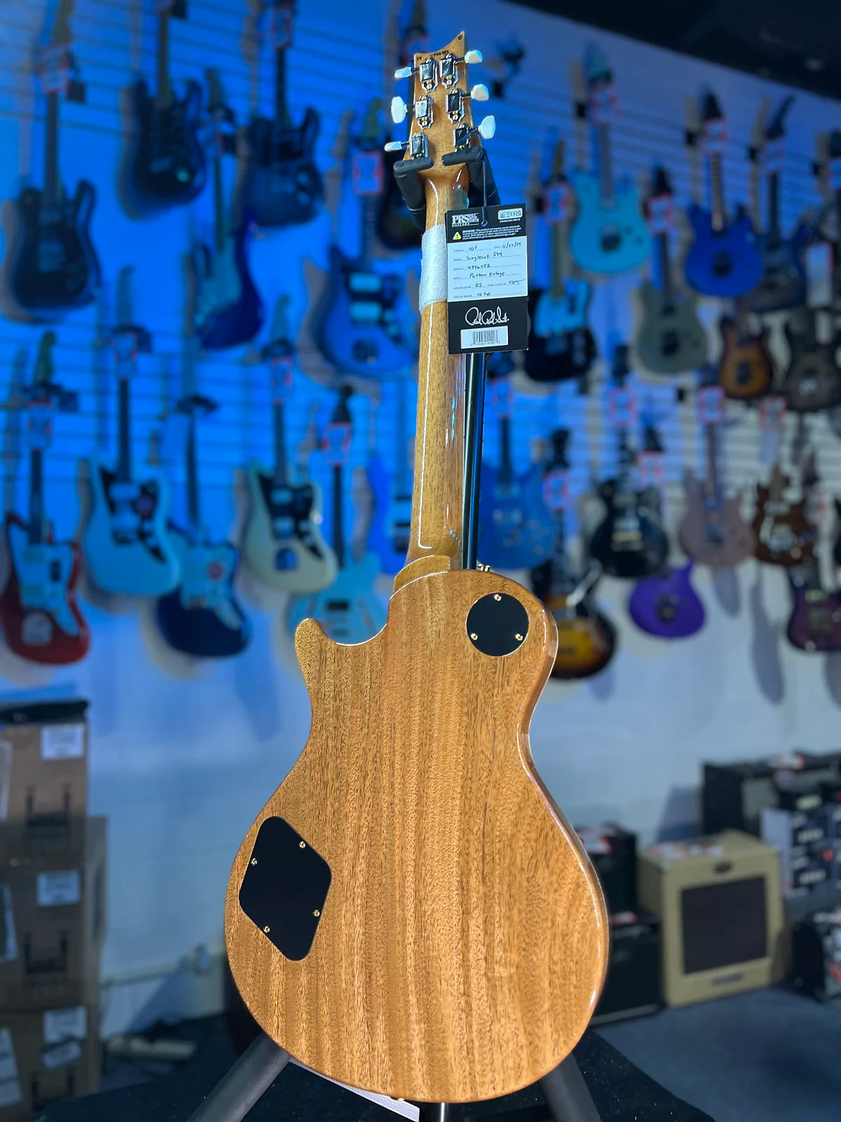 PRS Wood Library McCarty Singlecut 594, Quilt Top, Charcoal, Ziricote Fingerboard, Paisley Case, Signature Dealer 452