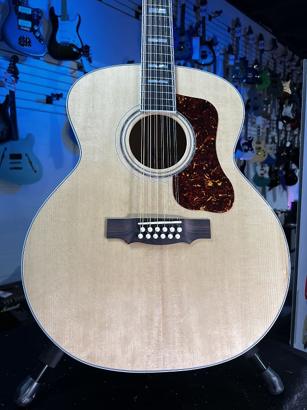 Guild F-512 12-string Acoustic Guitar Natural Auth Deal Free Ship! 063