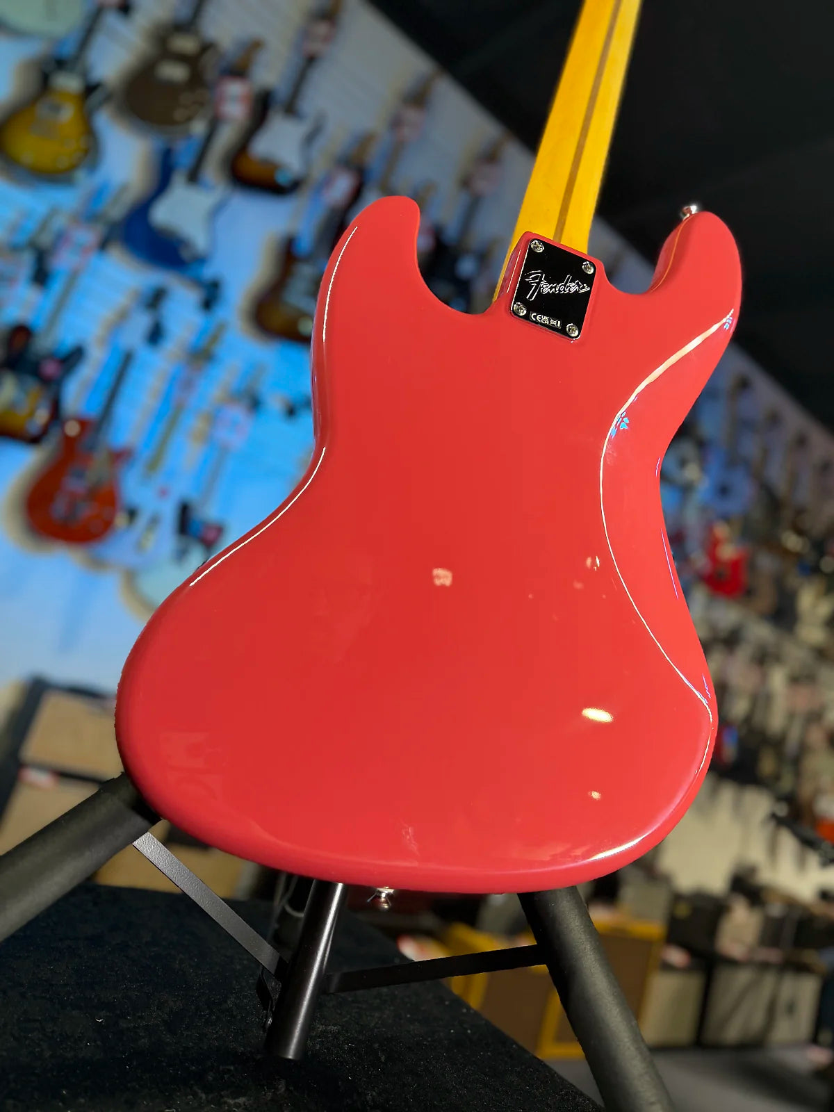 Fender American Professional Classic Jazz Bass - Faded Dakota Red Maple Fingerboard GET PLEK'D! 036