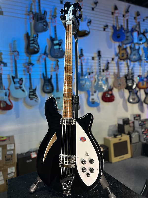 Rickenbacker 4005V 2024 - Jetglo w RIC Vintage Style Case, Auth Dealer, Free Ship 705