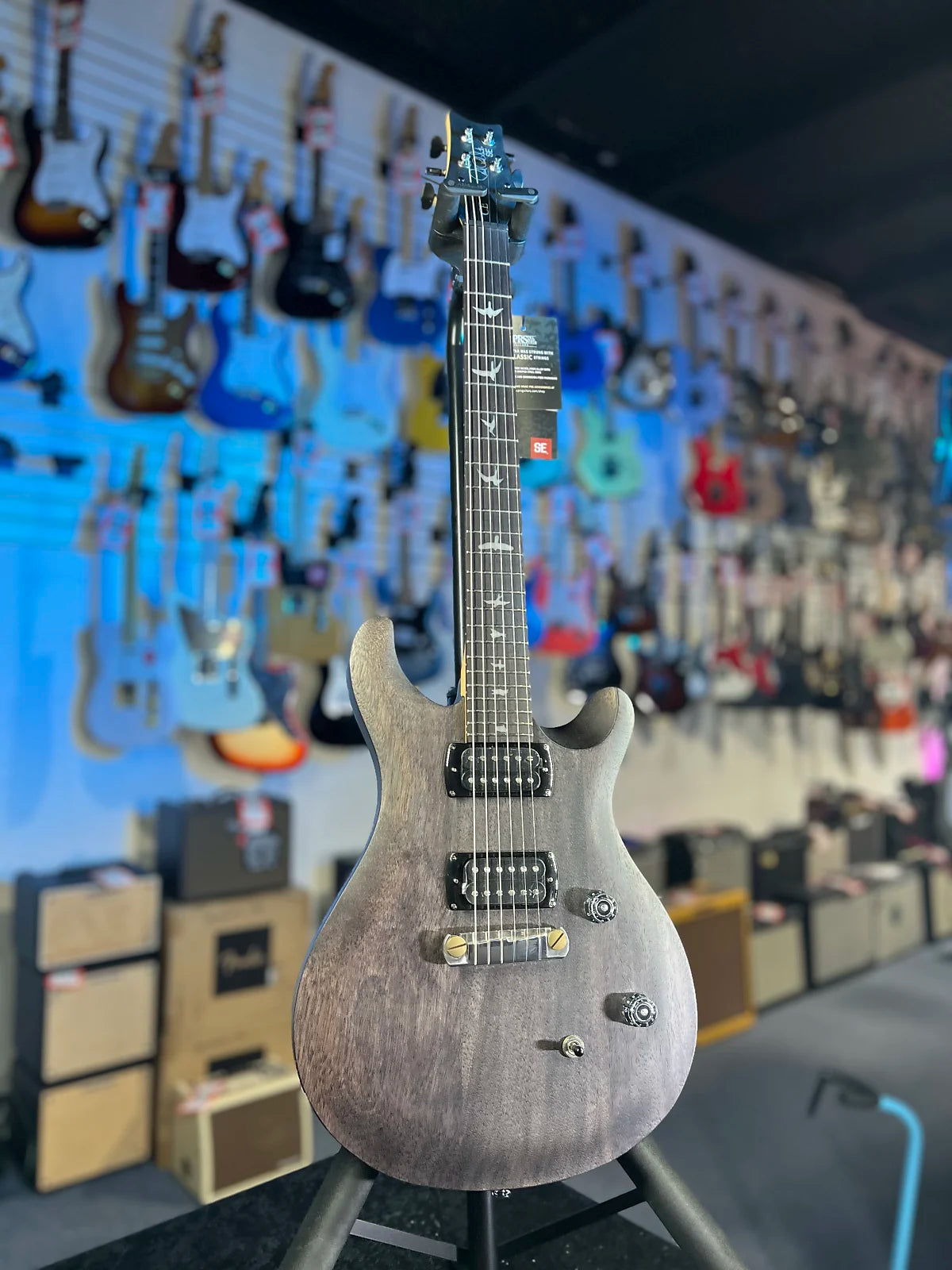 PRS SE CE 24 Standard Stoptail - Charcoal Get Plek'd FREE! 928