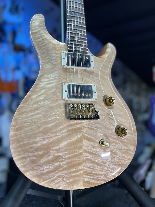 PRS Wood Library Custom 24 Quilt, Natural, Brazilian Rosewood w Paisley PRS Hardcase, Free Ship, 662