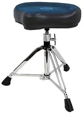 Roc-N-Soc 2025 Manual Spindle Drum Throne with Original Saddle - Blue, New, Free Ship