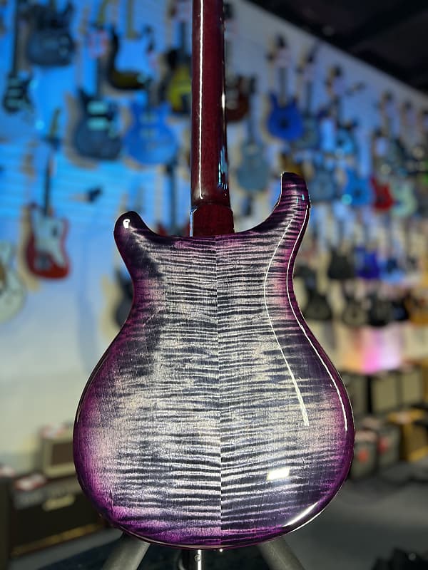 PRS Hollowbody II Piezo 2024 - Custom Color - Charcoal Violet Burst w PRS Case, Signature Dealer, 118 Get Plekd