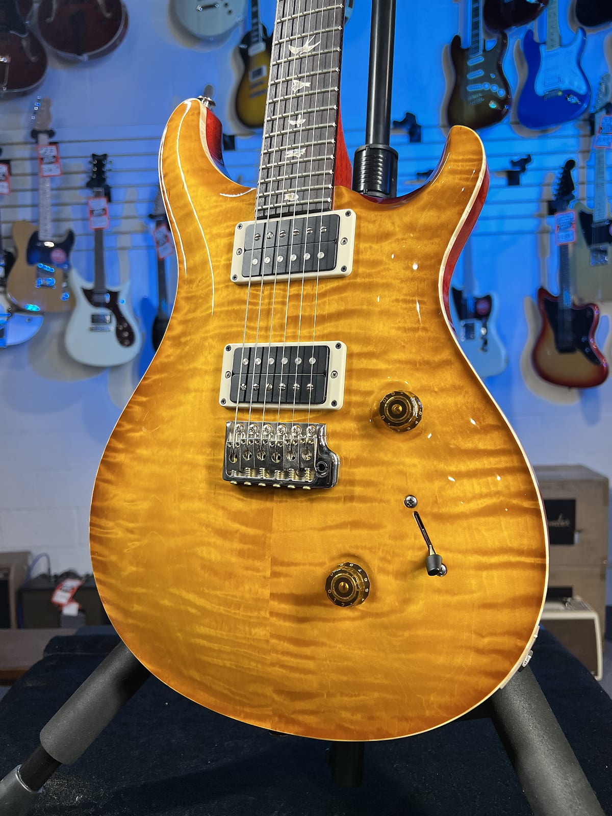 "Used" PRS Custom 24 2023 - McCarty Sunburst. w/ PRS Hard Case, Get Plek'd Free! 452