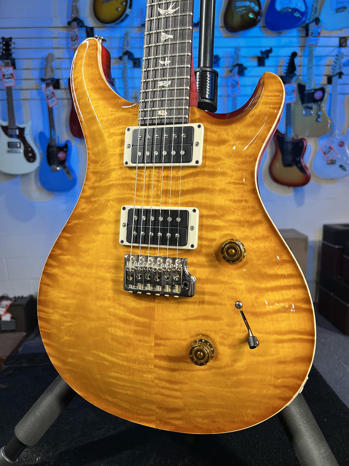 "Used" PRS Custom 24 2023 - McCarty Sunburst. w/ PRS Hard Case, Get Plek'd Free! 452