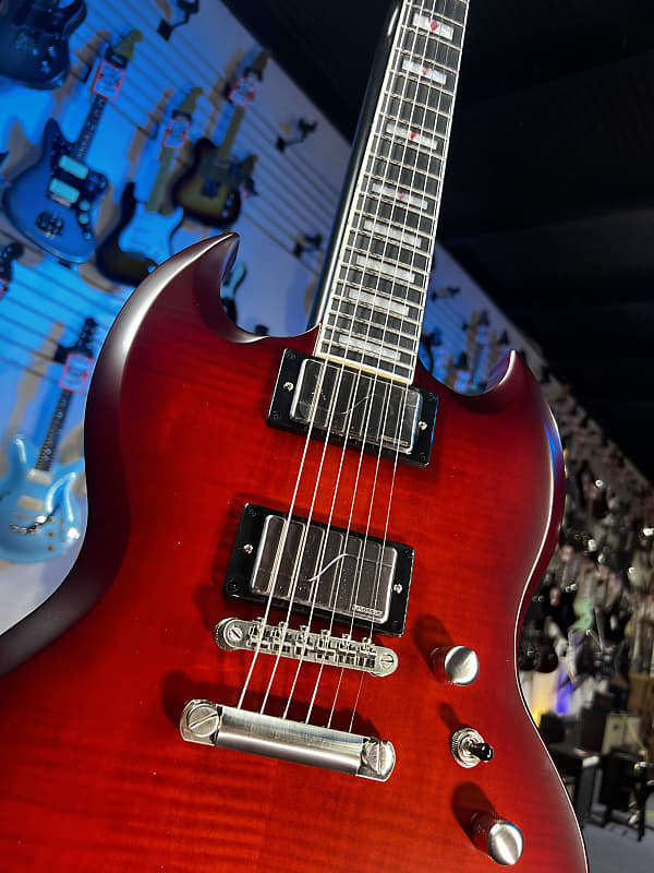 Epiphone SG Prophecy Electric Guitar - Aged Bengal Tiger Burst! 372 GET PLEK’D!