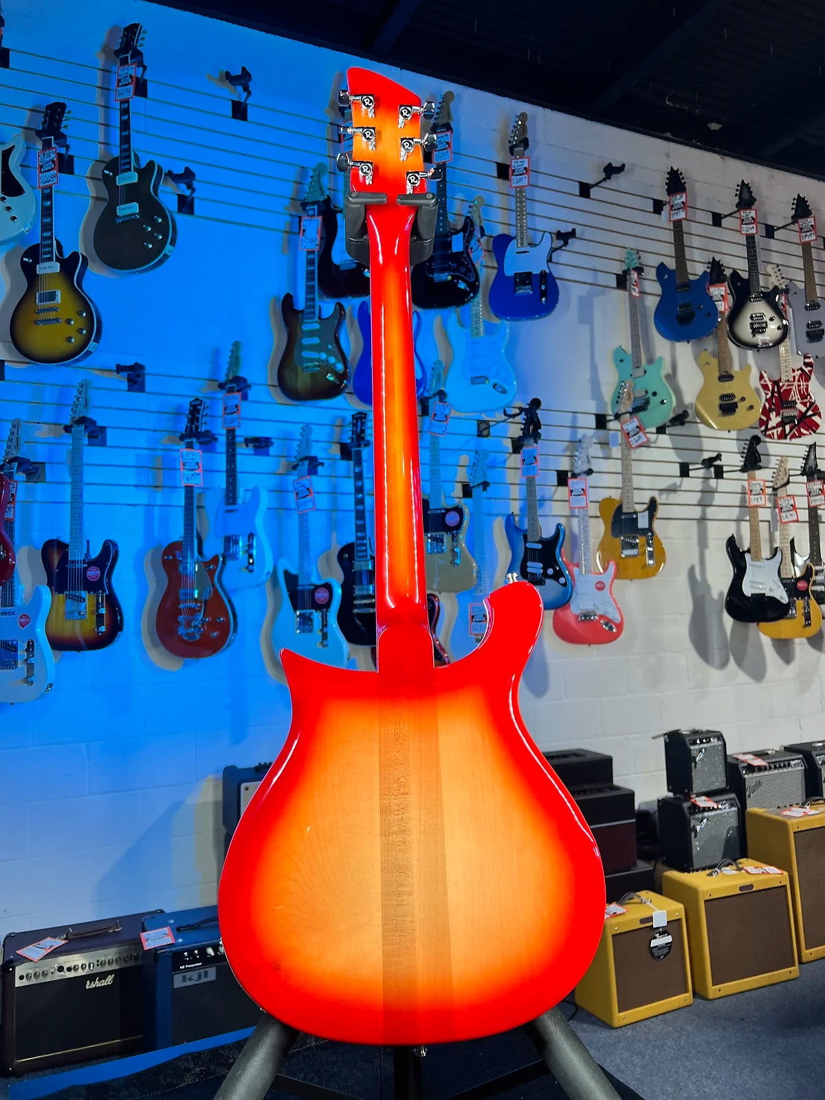 New Rickenbacker 620 Fireglo Electric Guitar w Ric Case, 620FG 682