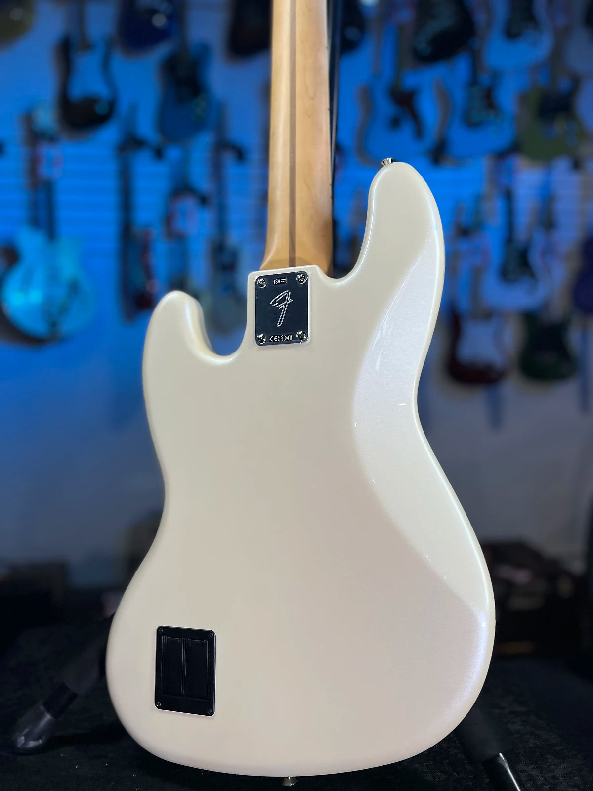 Fender Player II Modified Active Jazz Bass V - Olympic Pearl, Maple Fingerboard 104 GET PLEK’D!