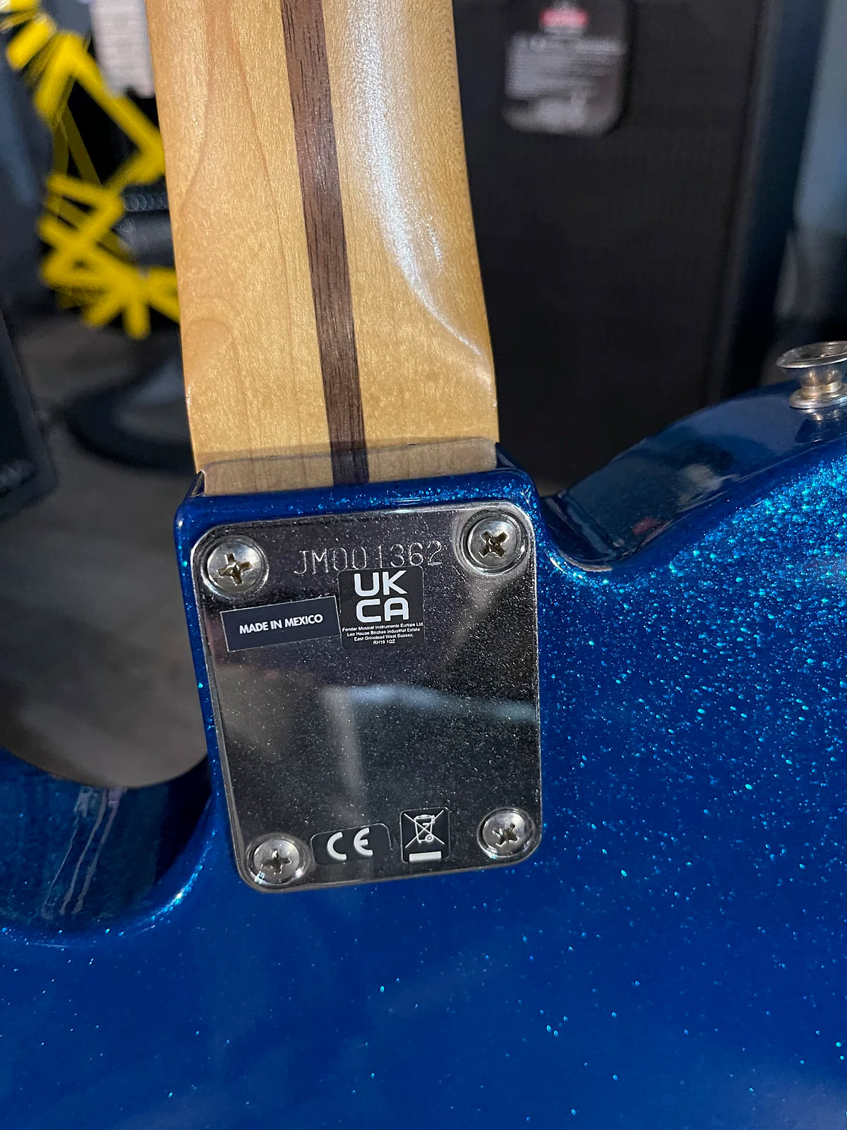 J Mascis Telecaster - Bottle Rocket Blue Flake W Maple Neck #362