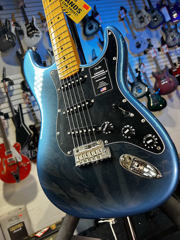 Fender American Professional II Stratocaster - Dark Night with Maple Fingerboard Auth Deal! 794 GET PLEK’D!