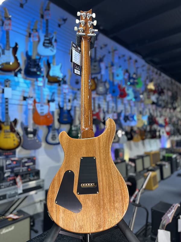 PRS Wood Library Custom 24 Quilt, Natural, Brazilian Rosewood w Paisley PRS Hardcase, Free Ship, 662