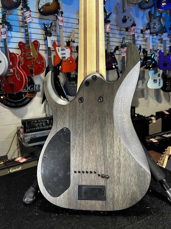 Ibanez Axe Design Lab RG9PB 9-string Electric Guitar - Transparent Gray Flat Auth Dealer Free Shipping! 802 GET PLEK’D!