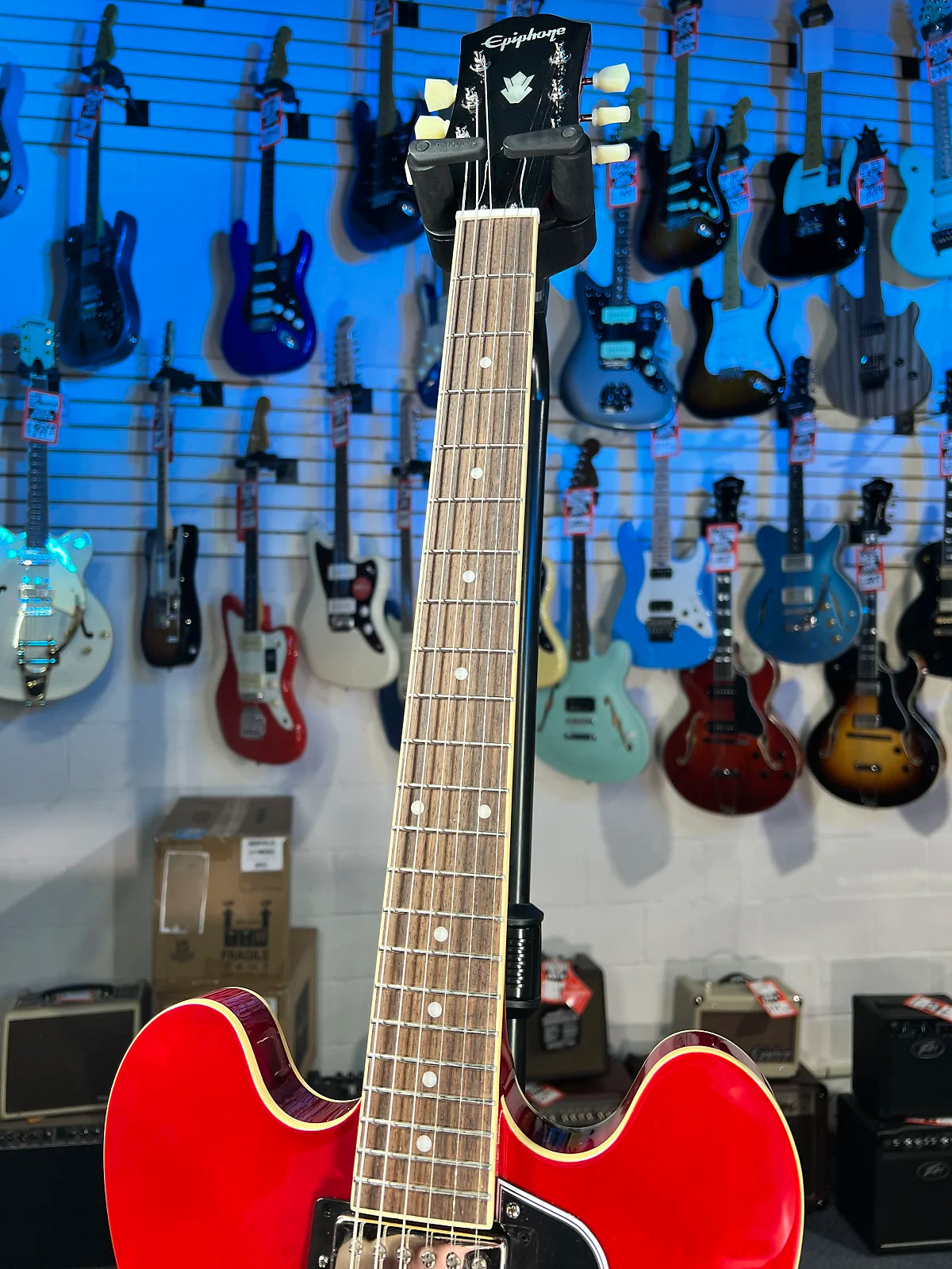 Epiphone ES-335 Semi-hollowbody Electric Guitar - Cherry Auth Deal Free Ship! 420 GET PLEK’D!