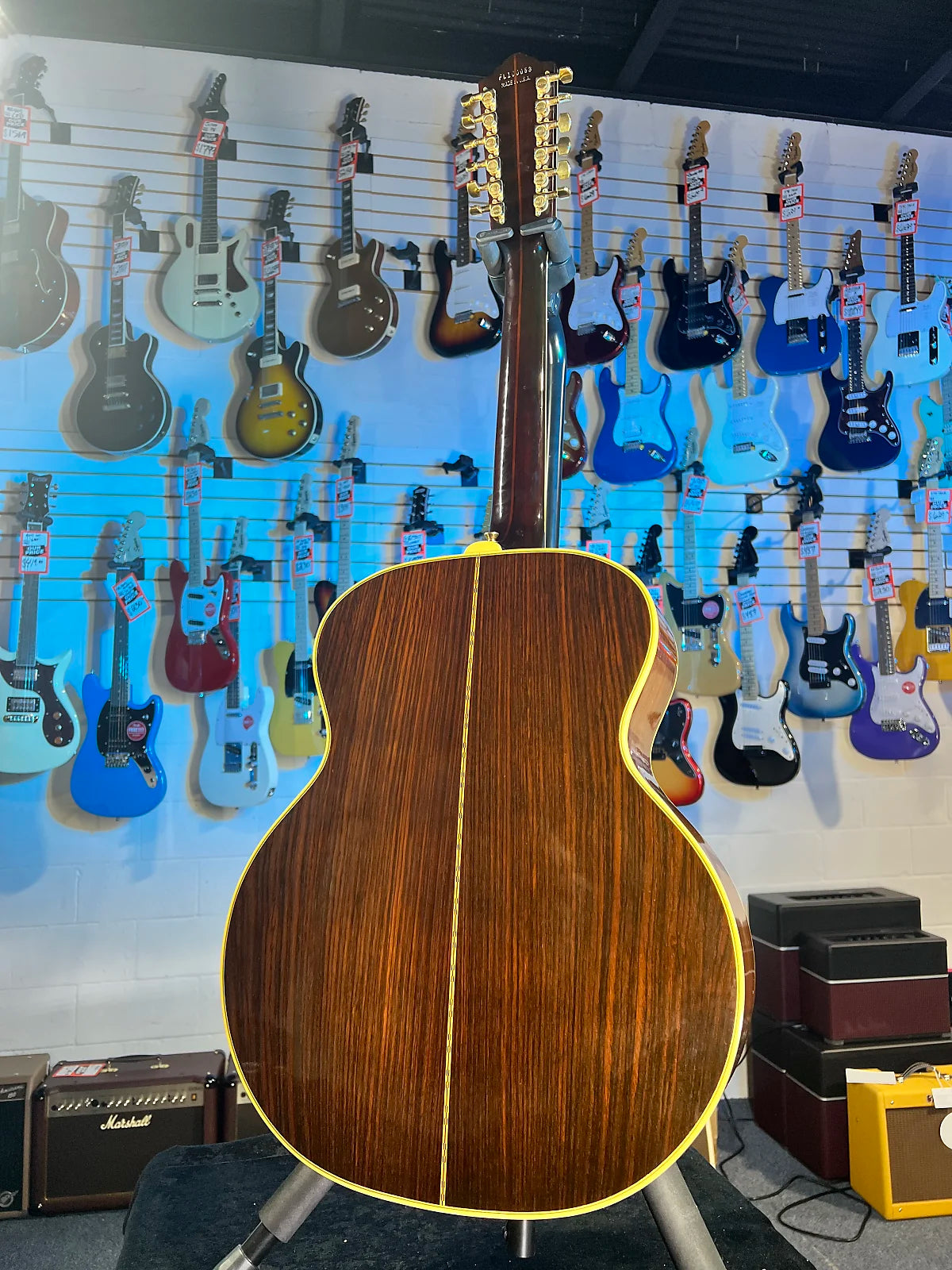 USED Guild F512NT 12-String, Rosewood - Natural with Case, Late 70s-1980