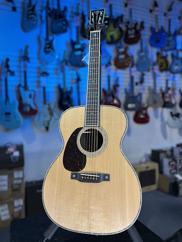 Martin 000-42 Modern Deluxe Left-Handed Acoustic Guitar - Natural Handed Authorized Dealer Free Ship! Get Plek’d! 477