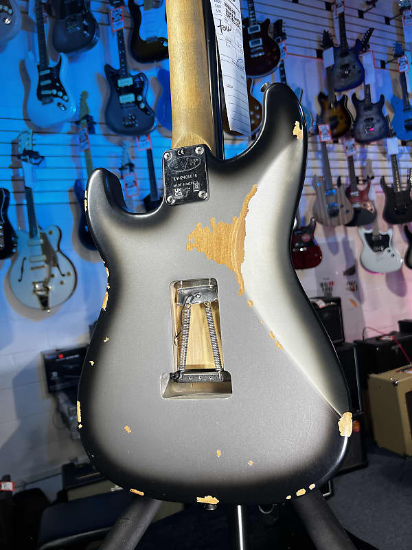 EVH Limited-edition Frankenstein Series Relic Electric Guitar - Silverburst Auth Deal Free Ship! 016