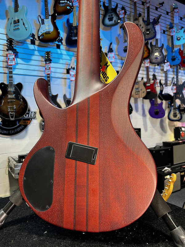 Ibanez BTB Bass Workshop Multi-scale 5-string Electric Bass Natural Browned Burst Flat GET PLEK'D! 576