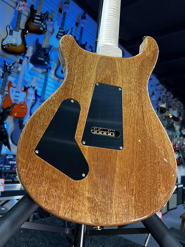 PRS Wood Library Custom 24 Fatback 2024 - Natural - Flame 10 Top Flame Maple Neck, Paisley Case! 740