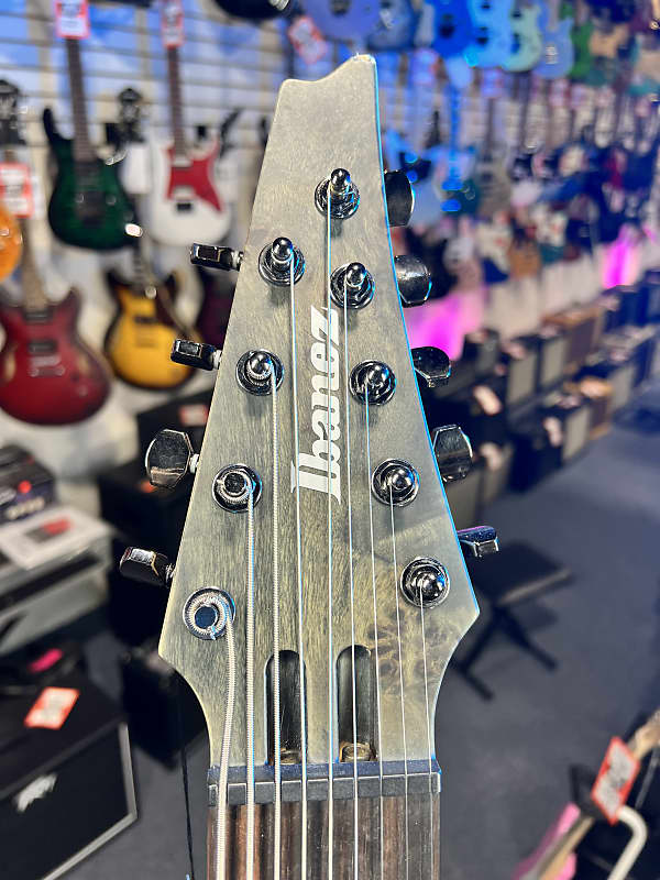 Ibanez Axe Design Lab RG9PB 9-string Electric Guitar - Transparent Gray Flat 676 Auth Dealer, Free Ship