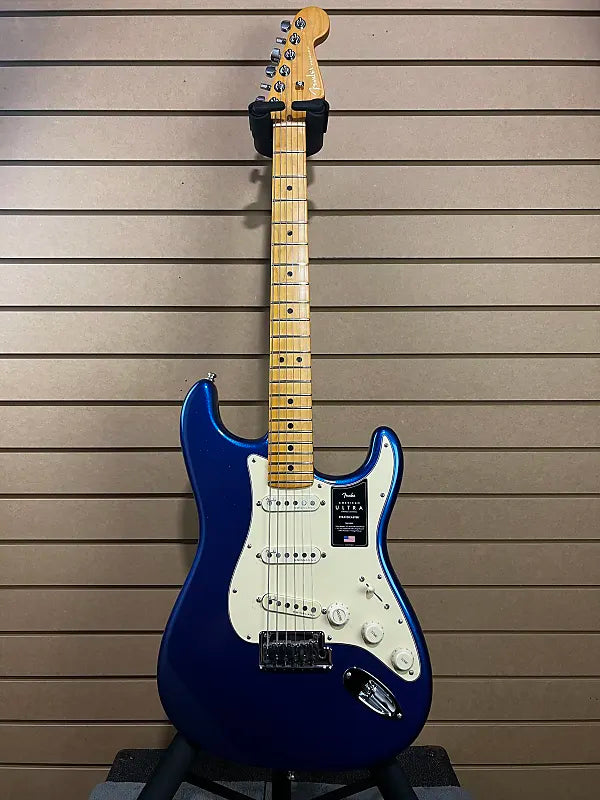 American Ultra Stratocaster - Cobra Blue w/Maple Fretboard #501 GET PLEK'D!