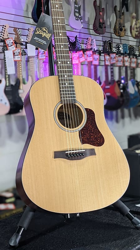 Seagull Guitars S6 Cedar Original Acoustic Guitar - Natural Authorized Dealer *FREE PLEK WITH PURCHASE* 342