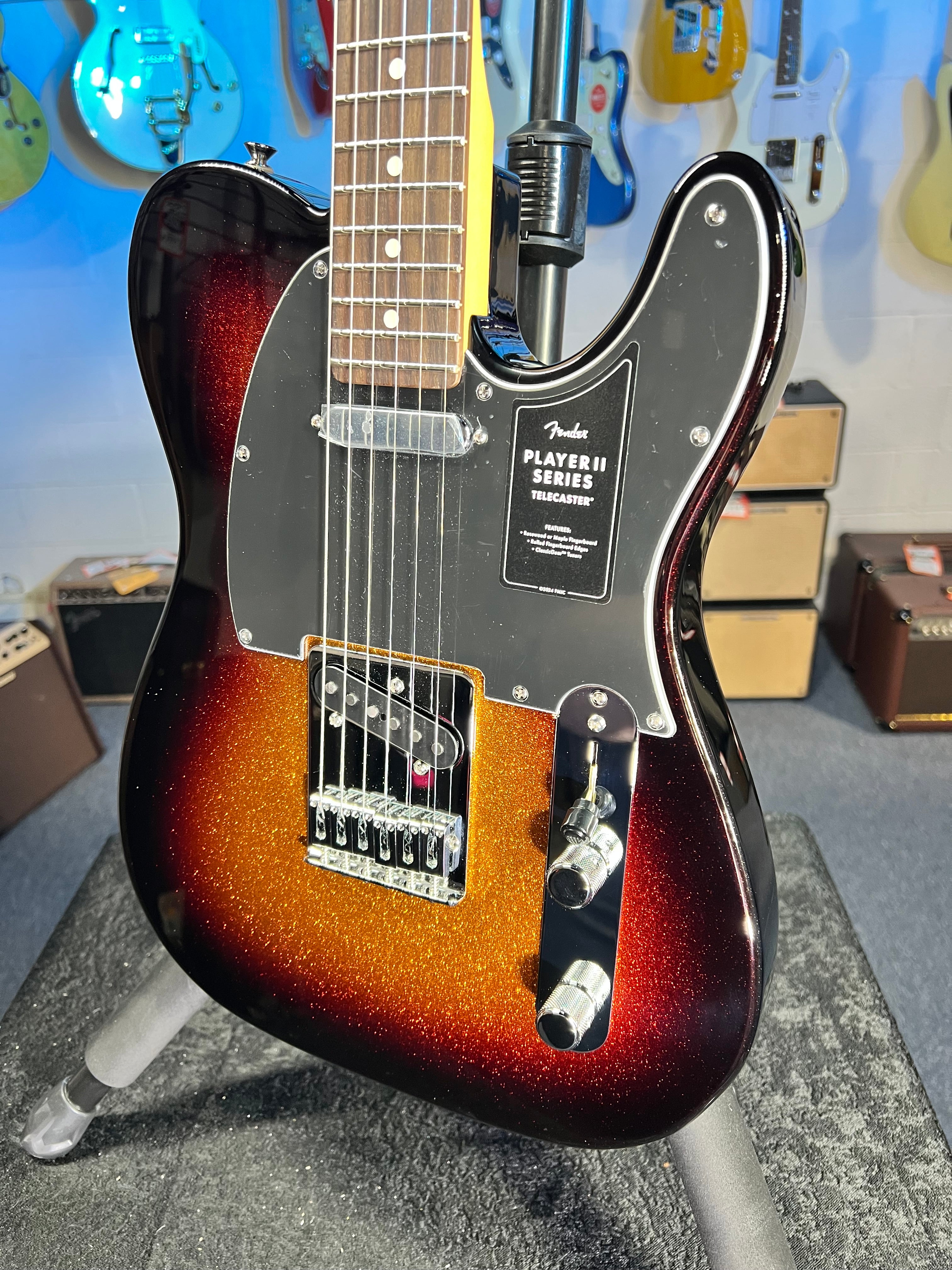 Fender Player II Telecaster Limited 2025 - Sparkle 3-Color Sunburst 841 with Free Plek!