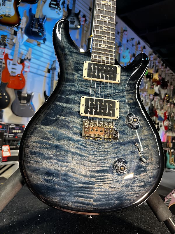 New PRS 2024 Custom 24 Custom Color – Faded Whale Blue Smokewrap Burst, PRS Case, Ath Dlr GET PLEKD 876