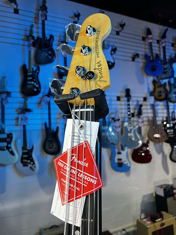 Fender American Ultra II Precision Bass - Noble Blue, Ebony Fingerboar Auth Deal Free Ship! 593 GET PLEK’D!