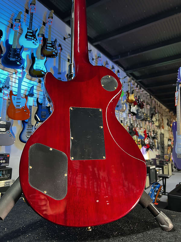 Epiphone Alex Lifeson Les Paul Custom Axcess Electric Guitar - Ruby GET PLEK'D! 440