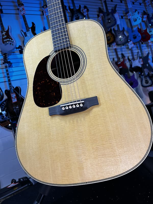 Mint Martin HD-28 Left-Handed Acoustic Guitar - Natural GET PLEK'D! 297