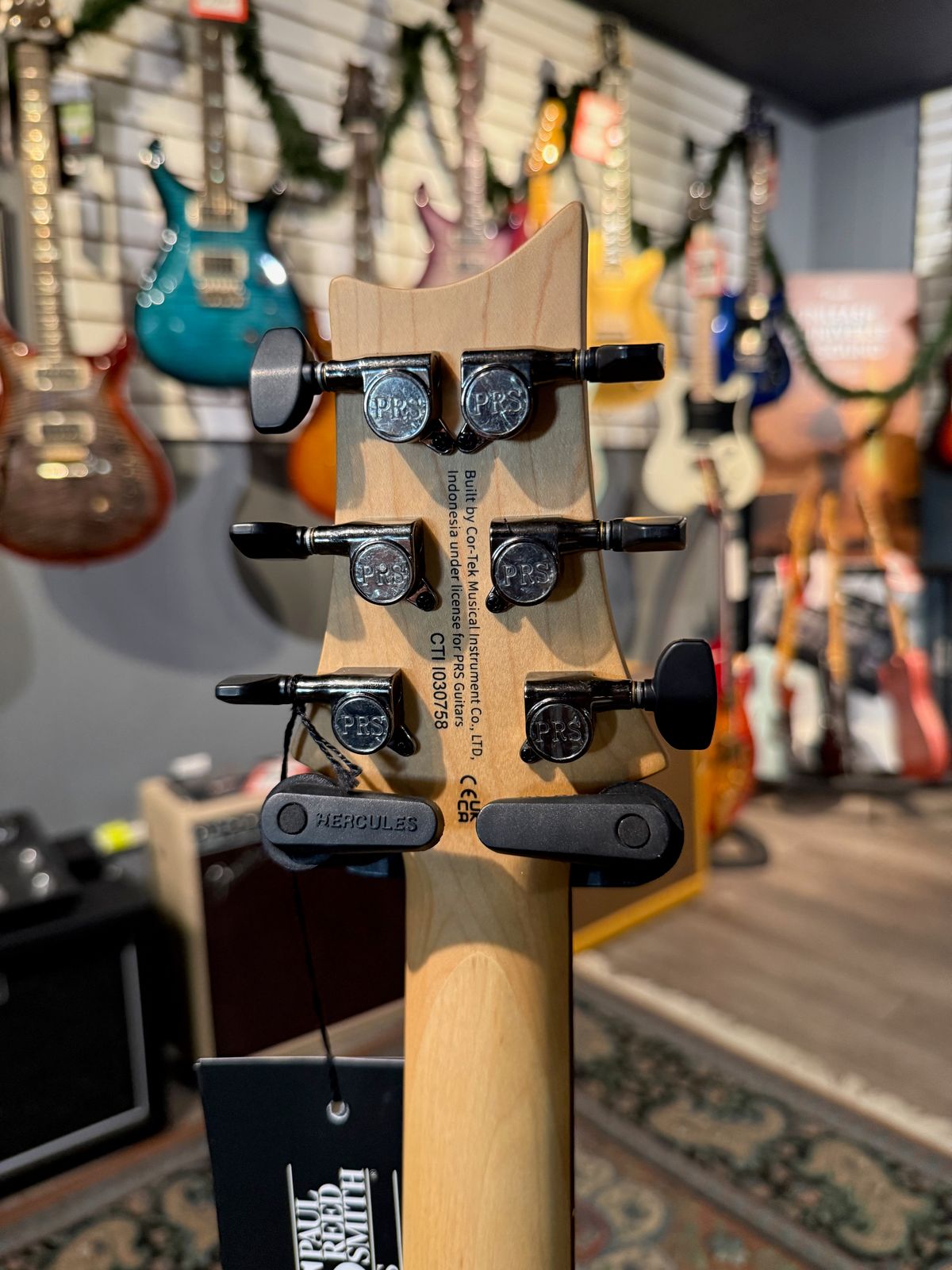 PRS SE CE 24 Satin Flat White Top, C&M Exclusive 758