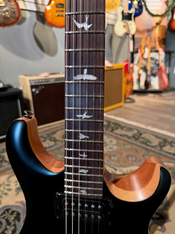 PRS SE CE 24 Satin Flat Black Top, C&M Exclusive 413