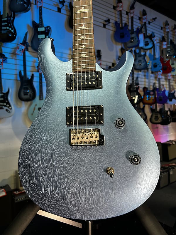 PRS SE CE 24 Standard Satin Electric Guitar - Ice Blue Metallic Satin Auth Deal Free Ship! 214 GET PLEK’D!