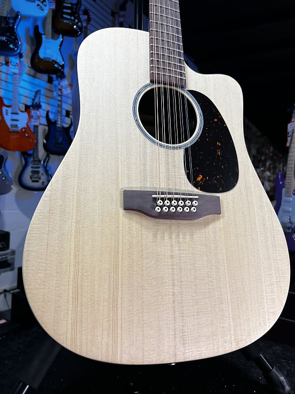 Martin DC-X2E 12-string Acoustic-electric Guitar - Brazilian Rosewood Pattern 057 Get Plekd!