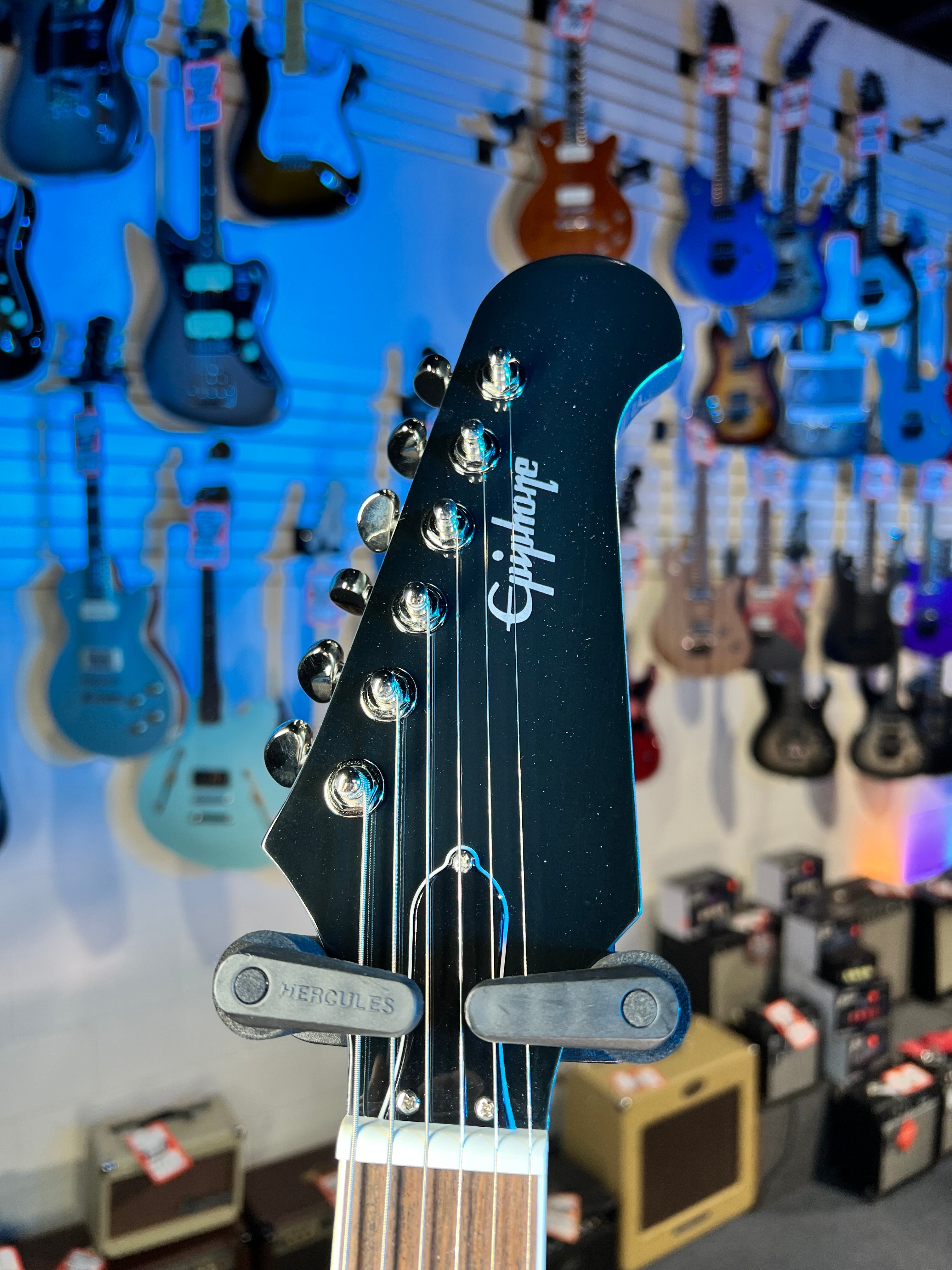 Epiphone Dave Grohl DG 335 Semi-hollowbody Electric Guitar - Pelham Blue GET PLEK'D! 199