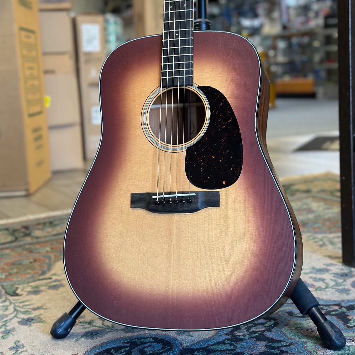D-18 Satin Acoustic Guitar - Amberburst #049