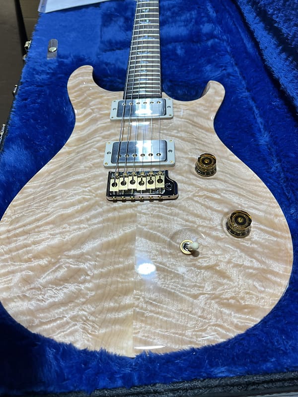 PRS Wood Library Custom 24 Quilt, Natural, Brazilian Rosewood w Paisley PRS Hardcase, Free Ship, 662