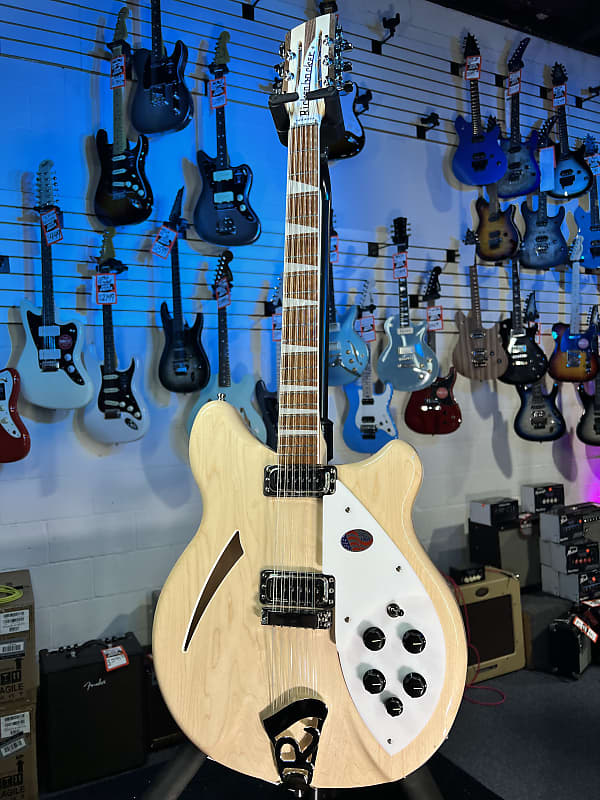 New 2024 Rickenbacker 360/12 12-String 360 Electric, Mapleglo w/ OHSCase and Free Ship 737